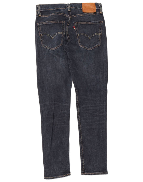Мужские зауженные джинсы Levi's 512 W30 L32 Темно-синие, хлопок