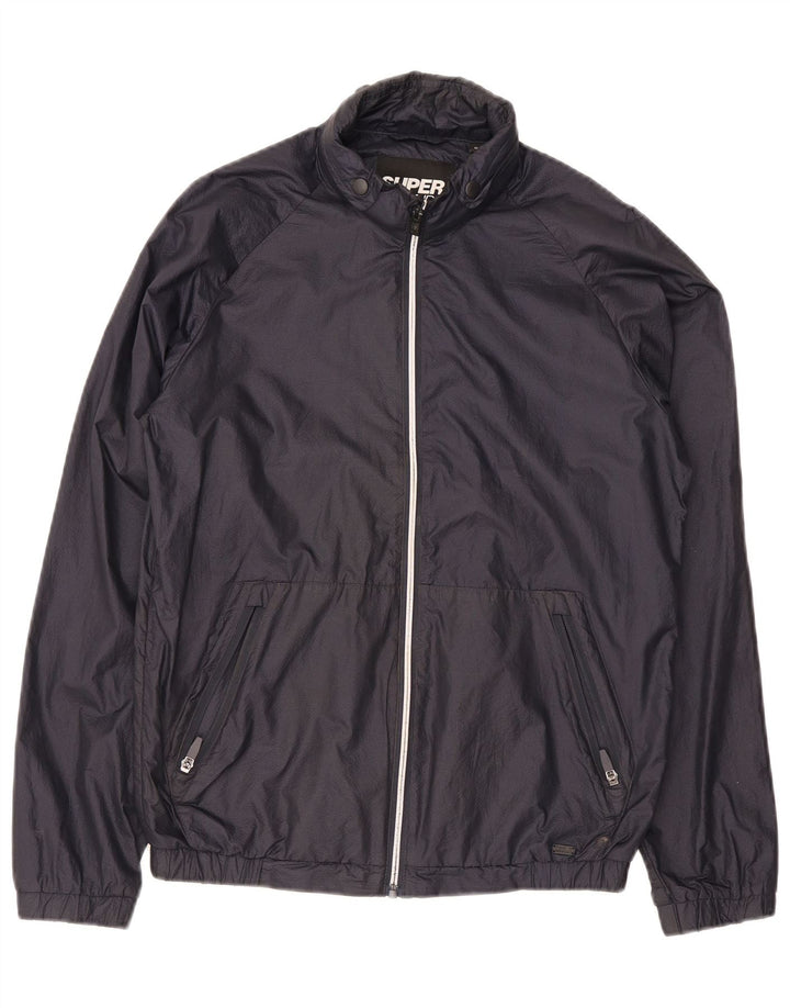 Мужская дождевик Superdry UK 34 XS Темно-синий нейлон