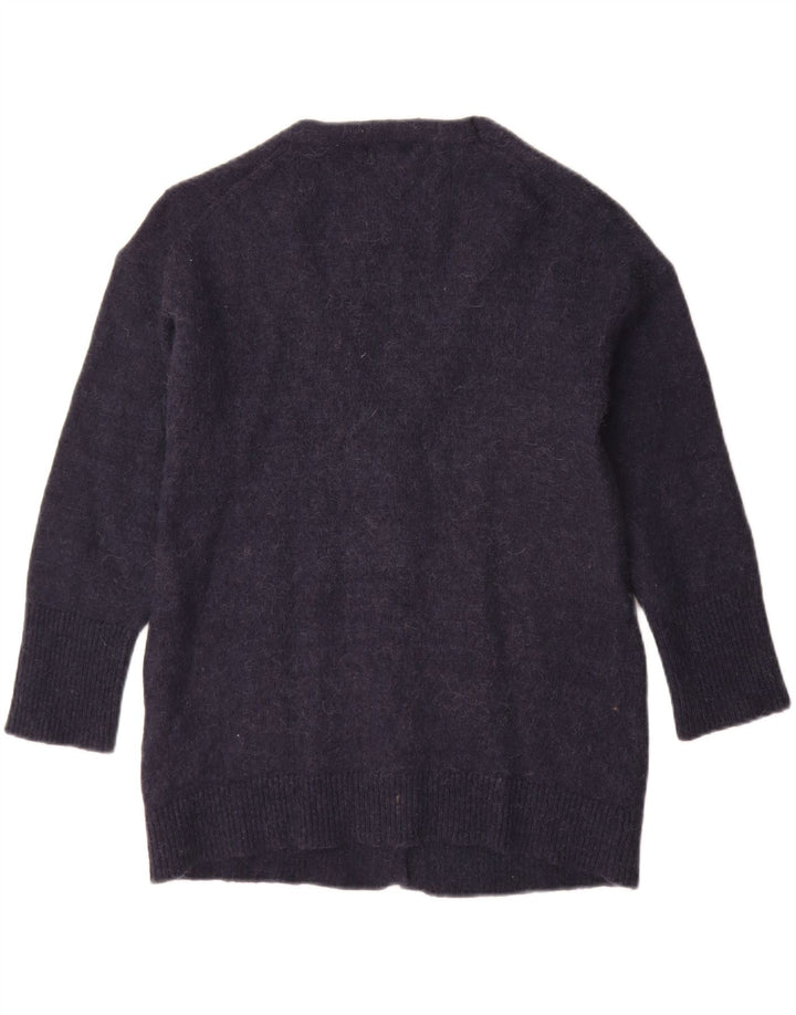 Женский кардиган Massimo Dutti UK 10, маленький темно-синий из полиамида
