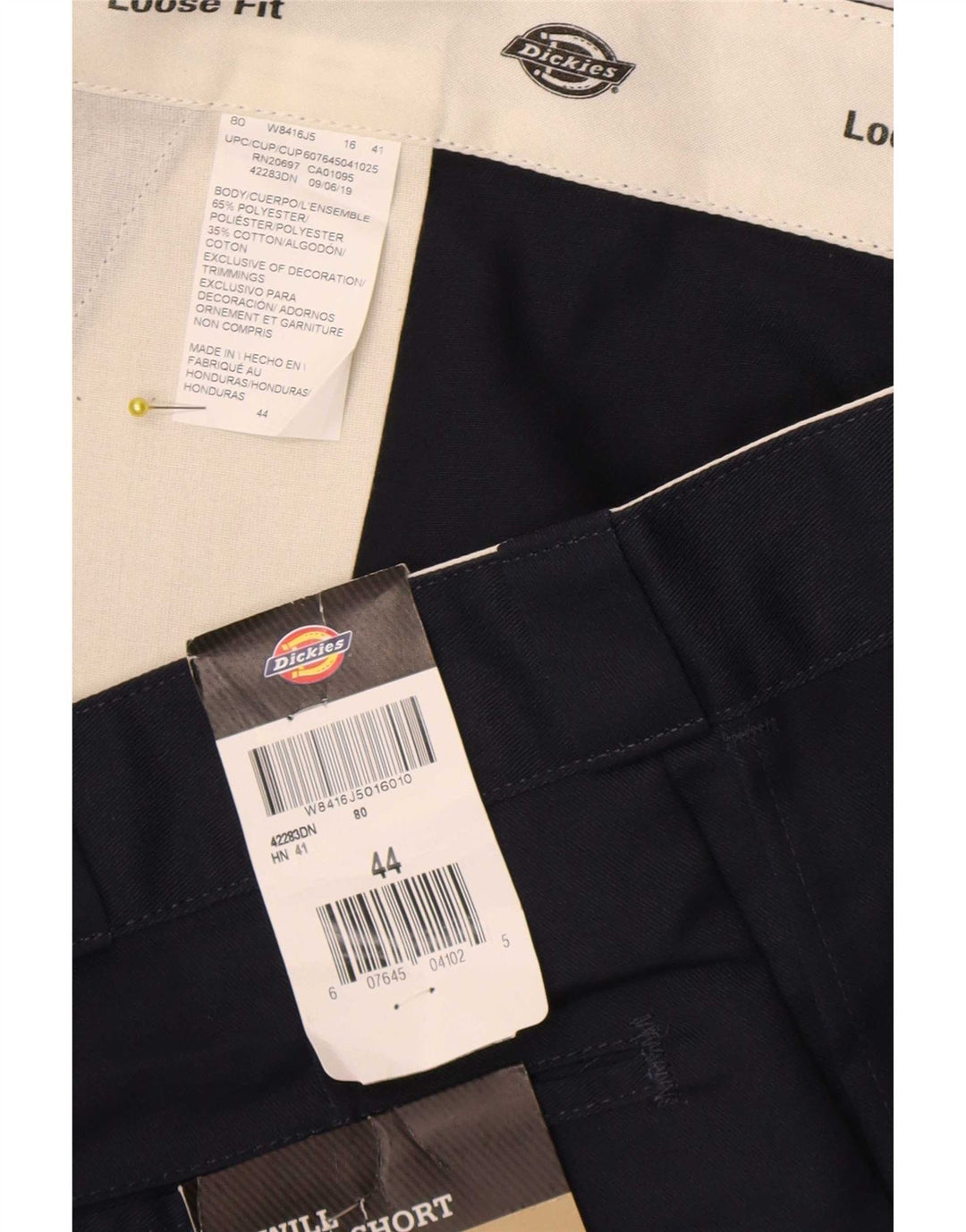 Мужские шорты-карго Dickies W44 2XL темно-синие из полиэстера