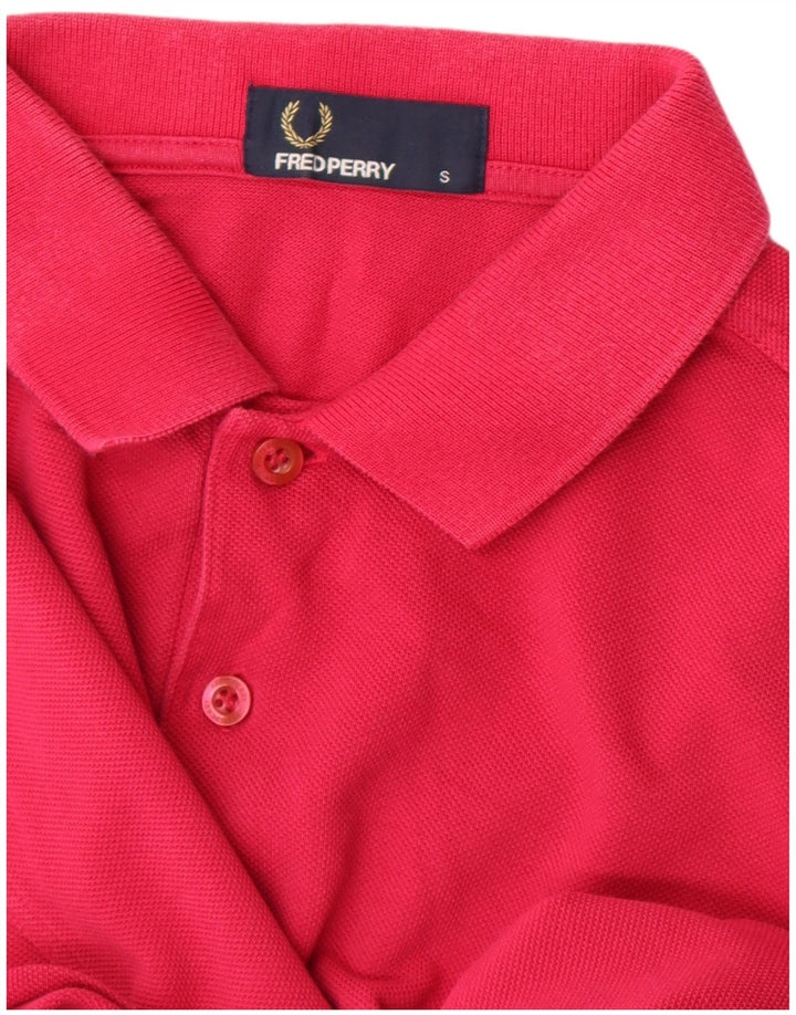 Женская рубашка поло Fred Perry UK 10, маленькая розовая