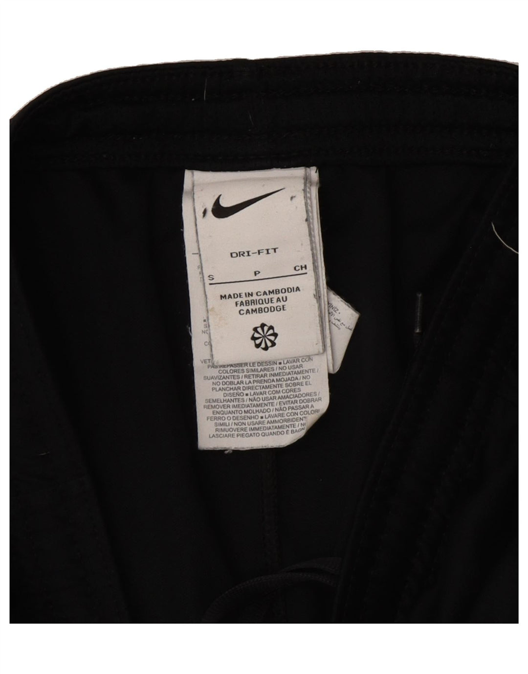 NIKE Womens Dri Fit Sport Shorts UK 10 Small Black Polyester Vintage Nike and Second-Hand Nike from Messina Hembry 