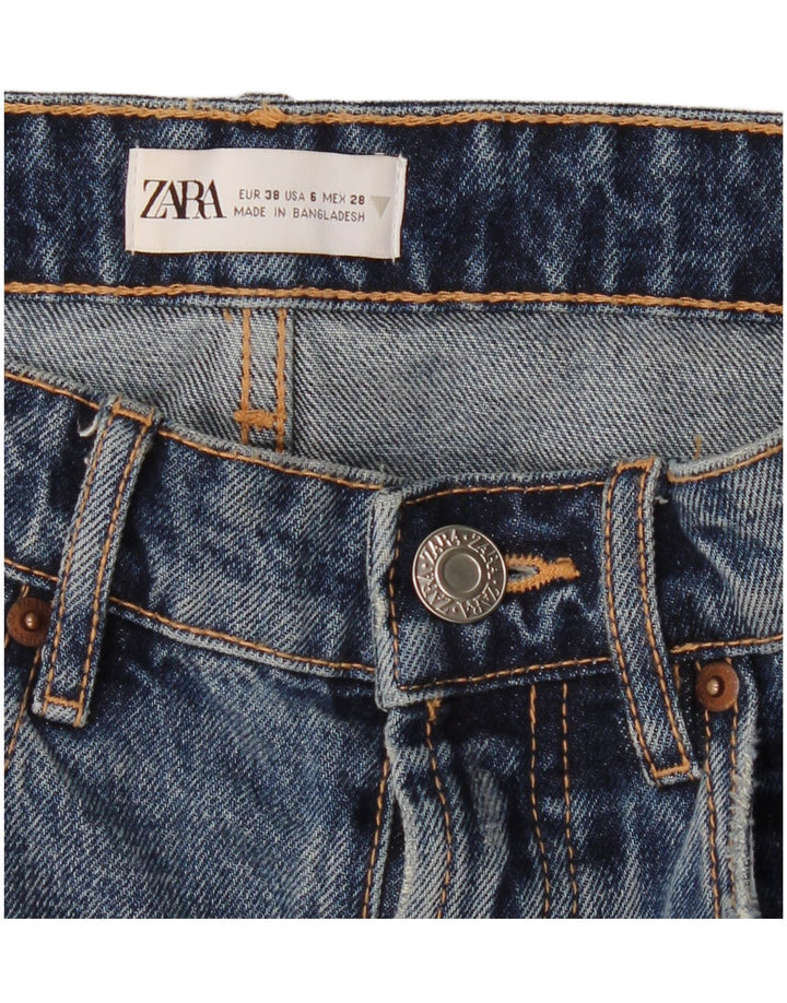 Женские джинсовые шорты Zara EU 38, маленькие W28, синие