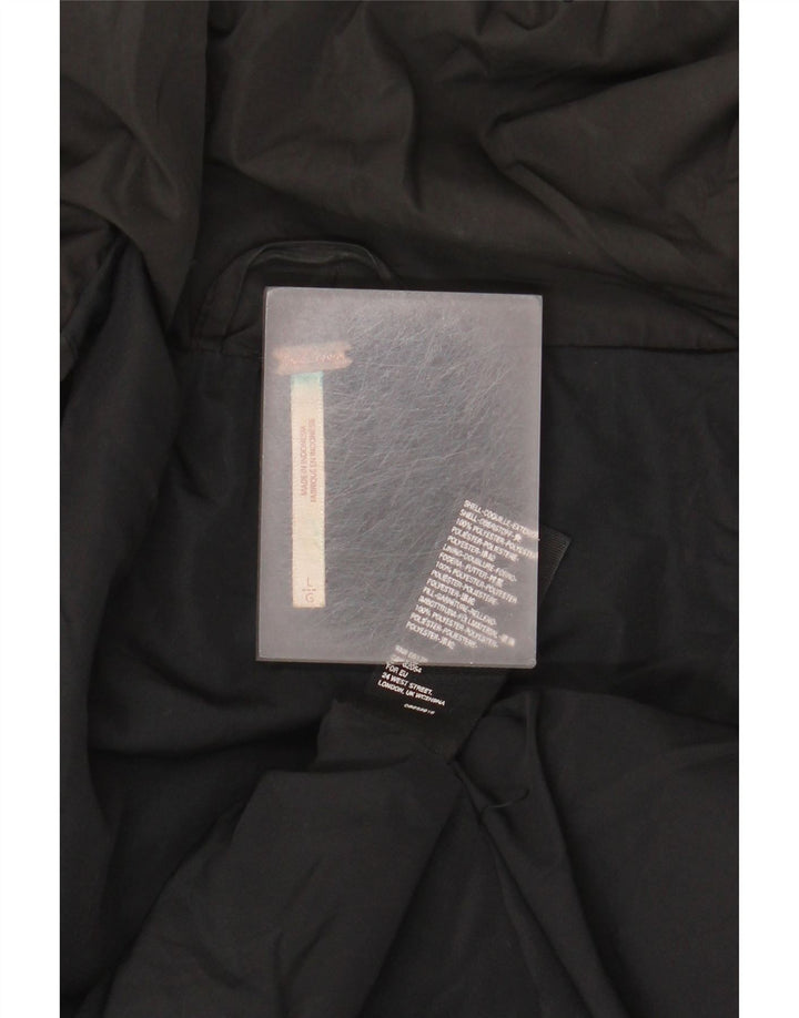 Женская стеганая куртка оверсайз Free People UK 16, большой черный полиэстер