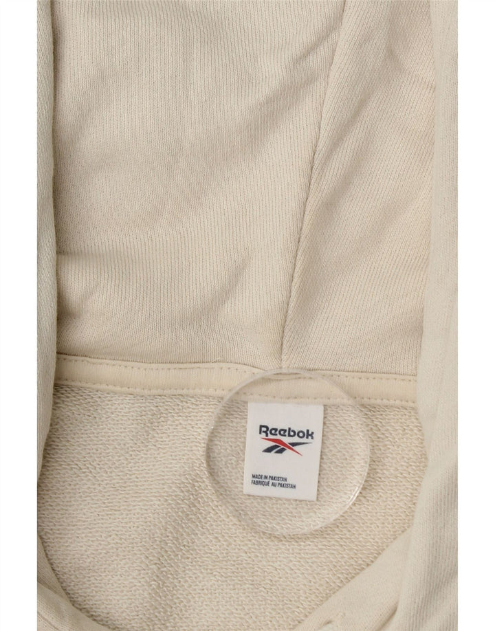 Мужской джемпер с капюшоном REEBOK XL, белый хлопок
