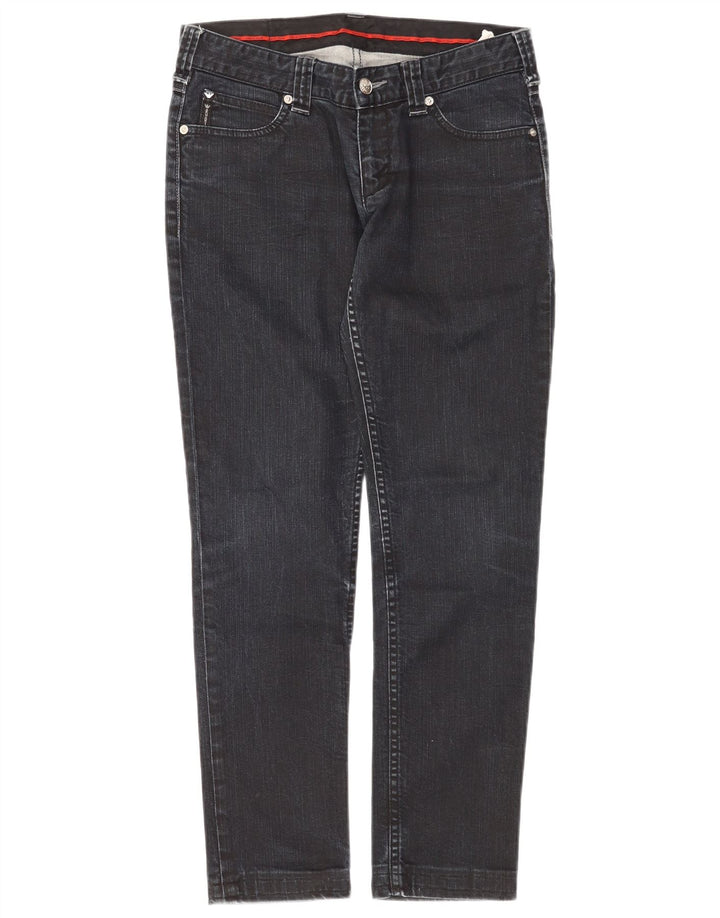 Женские узкие джинсы Armani W27 L28 Темно-синие, хлопок