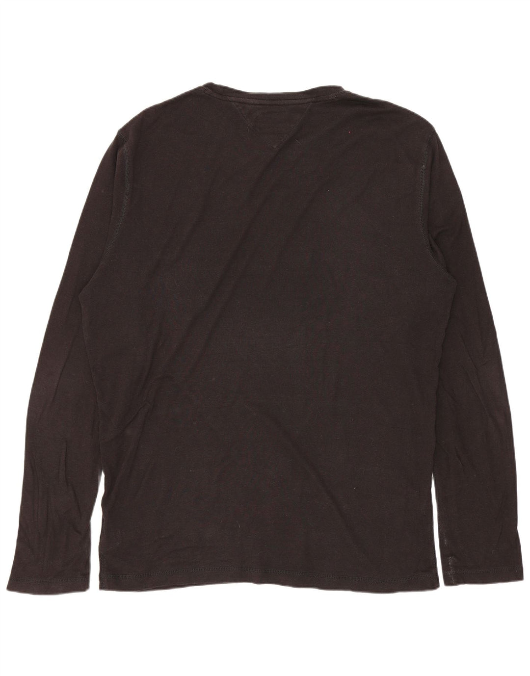 TOMMY HILFIGER Мужской топ с длинным рукавом 2XL, черный хлопок