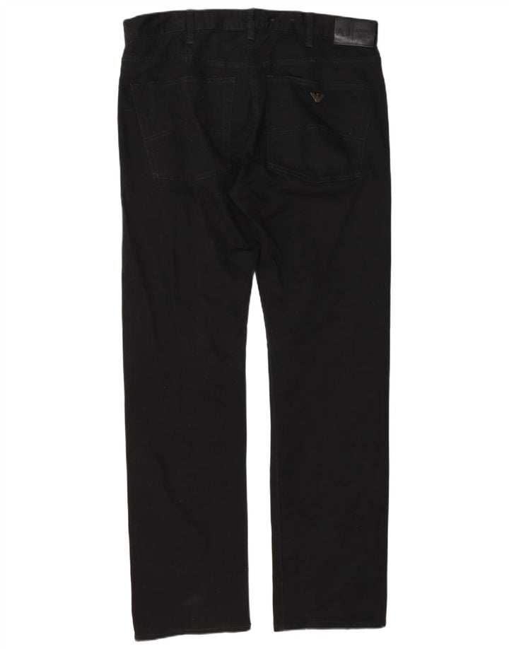 Мужские прямые джинсы Armani W36 L34 темно-синие, хлопок
