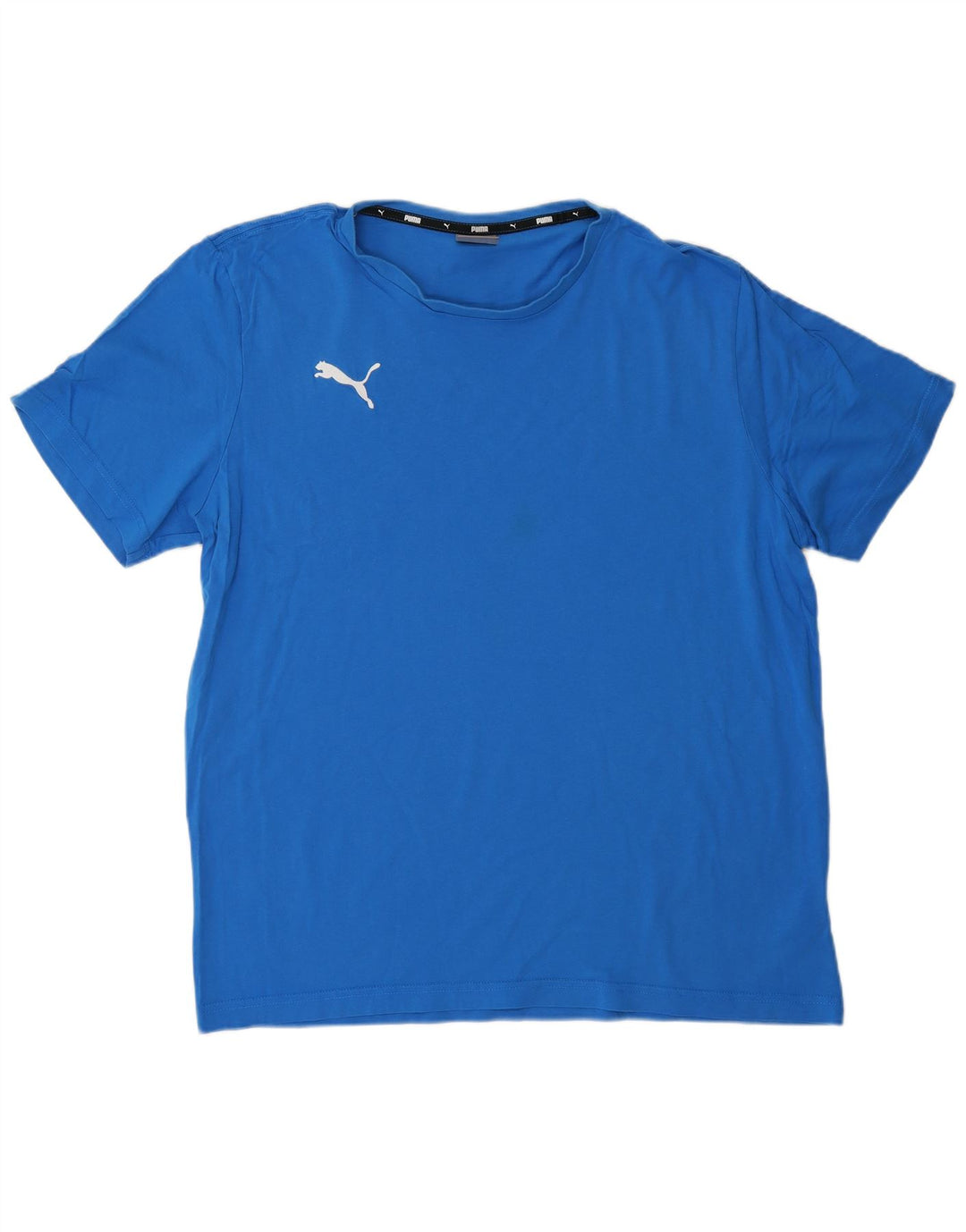 Мужская футболка PUMA Top XL, синяя, хлопок