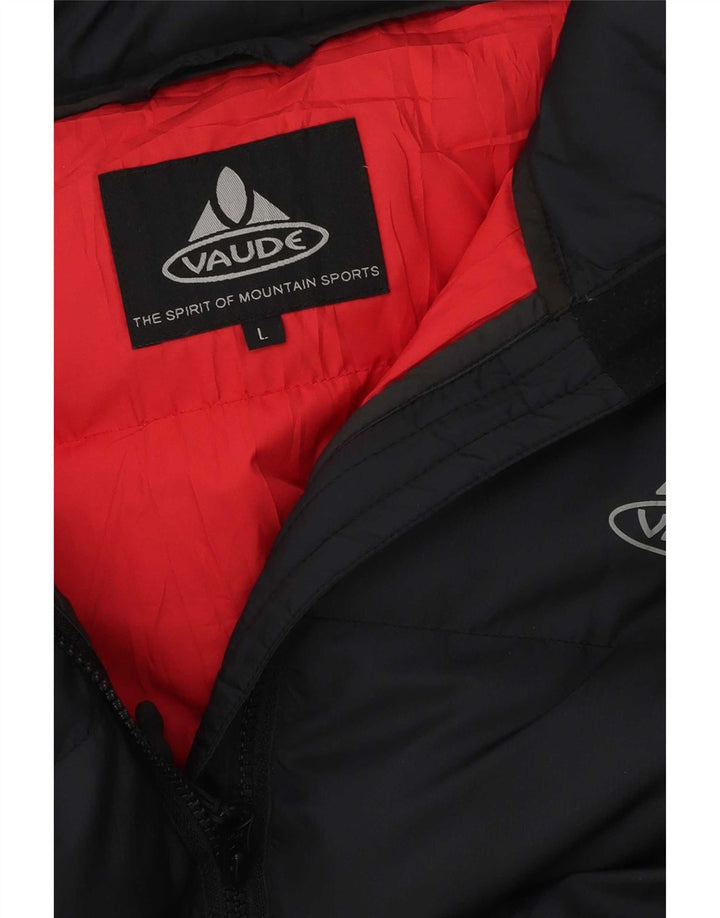 Мужская стеганая куртка с капюшоном Vaude UK 40, большая черная