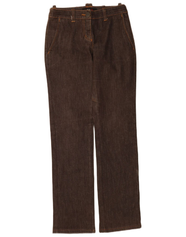 Женские прямые джинсы Iceberg IT 42 Medium W28 L34 Коричневые, хлопок