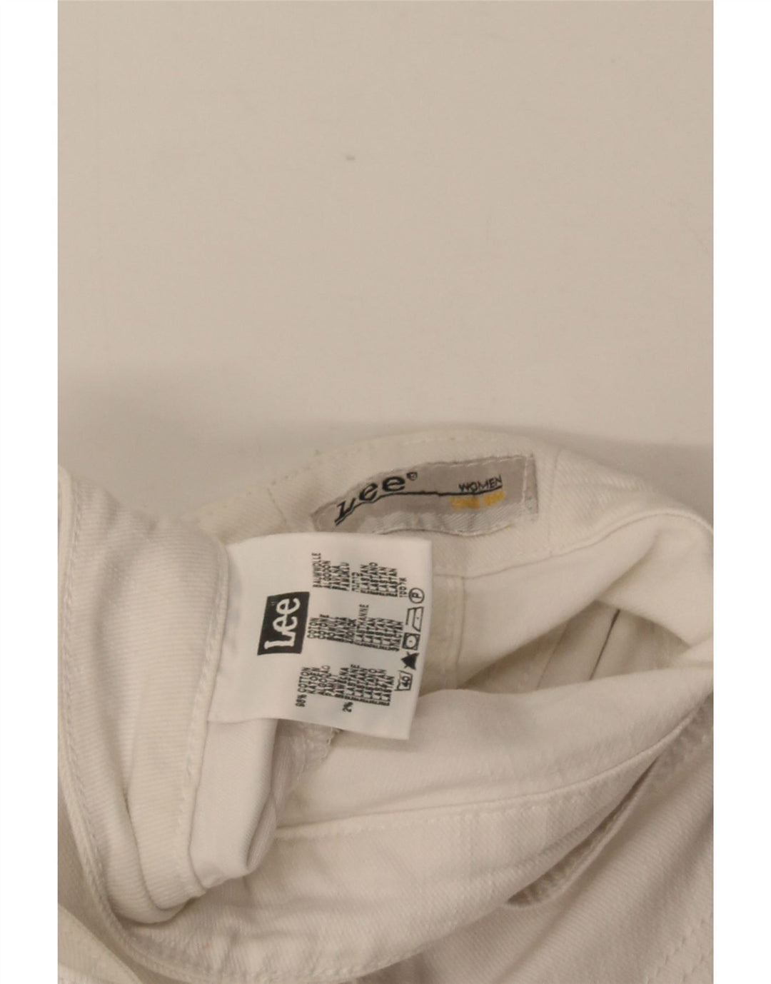 Женские джинсы Lee Norma Slim W30 L27, белый хлопок