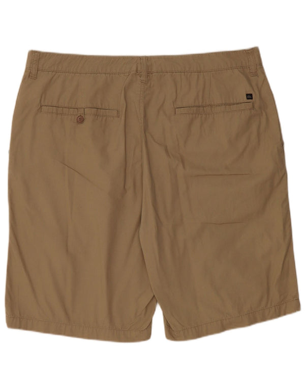 Мужские шорты чинос Quiksilver W36, большие, бежевые, хлопок