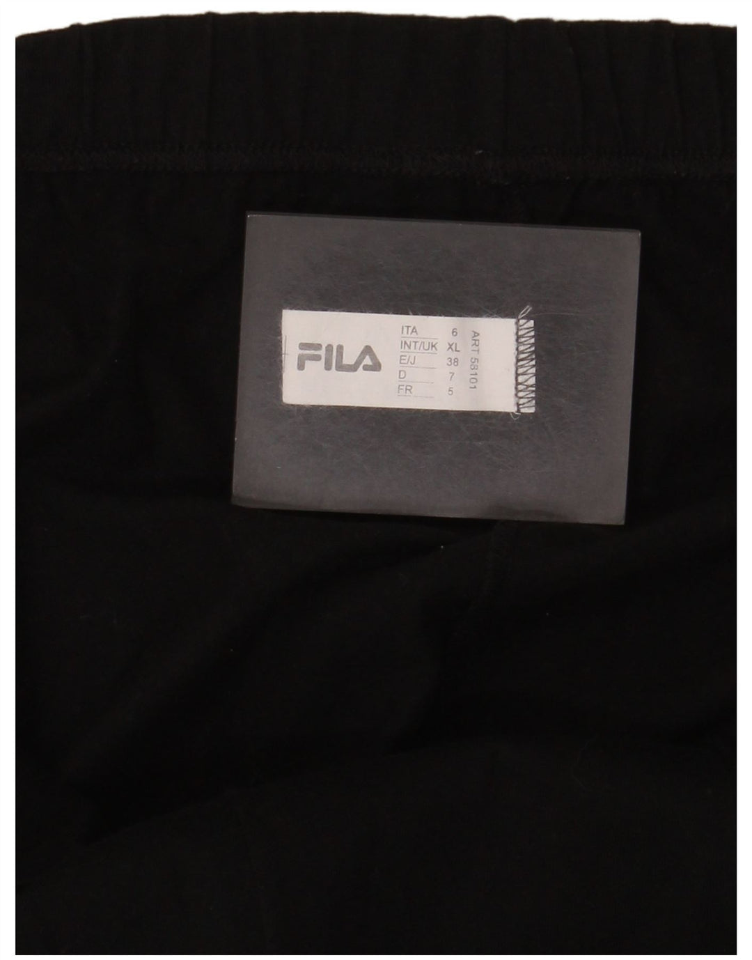 Мужские спортивные брюки Fila XL, черный хлопок