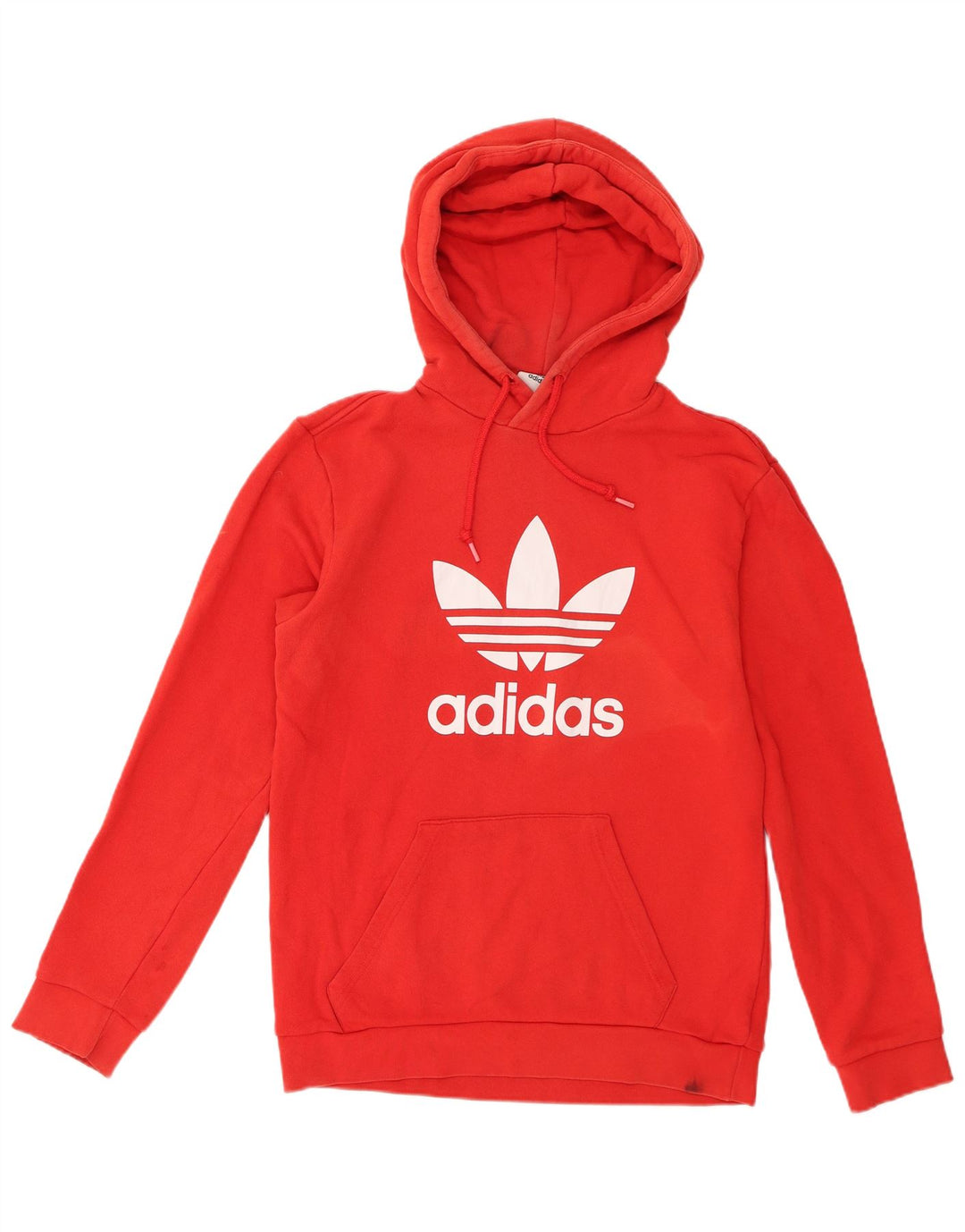 Мужской джемпер с капюшоном Adidas с рисунком, средний красный, хлопок