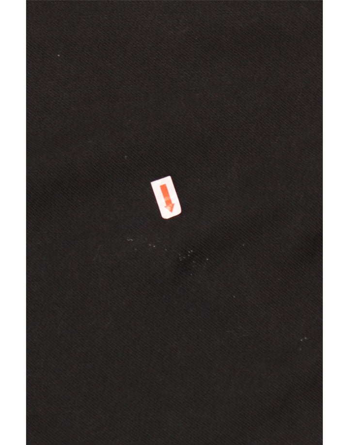 Женский джемпер с капюшоном оверсайз ADIDAS UK 16, большой черный хлопок