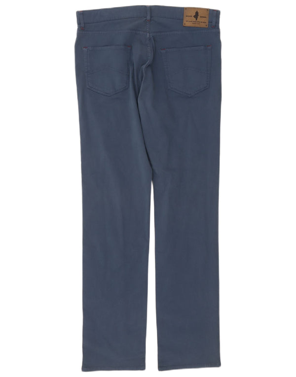 Мужские обычные прямые повседневные брюки Marlboro Classics W36 L34, серый хлопок