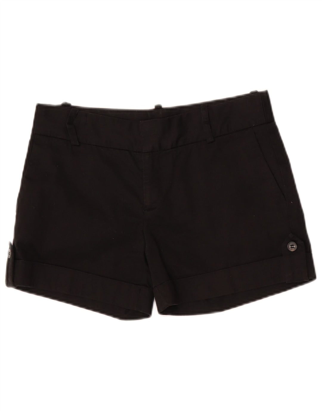 Женские шорты чинос Zara, маленькие, черные, хлопковые, W26