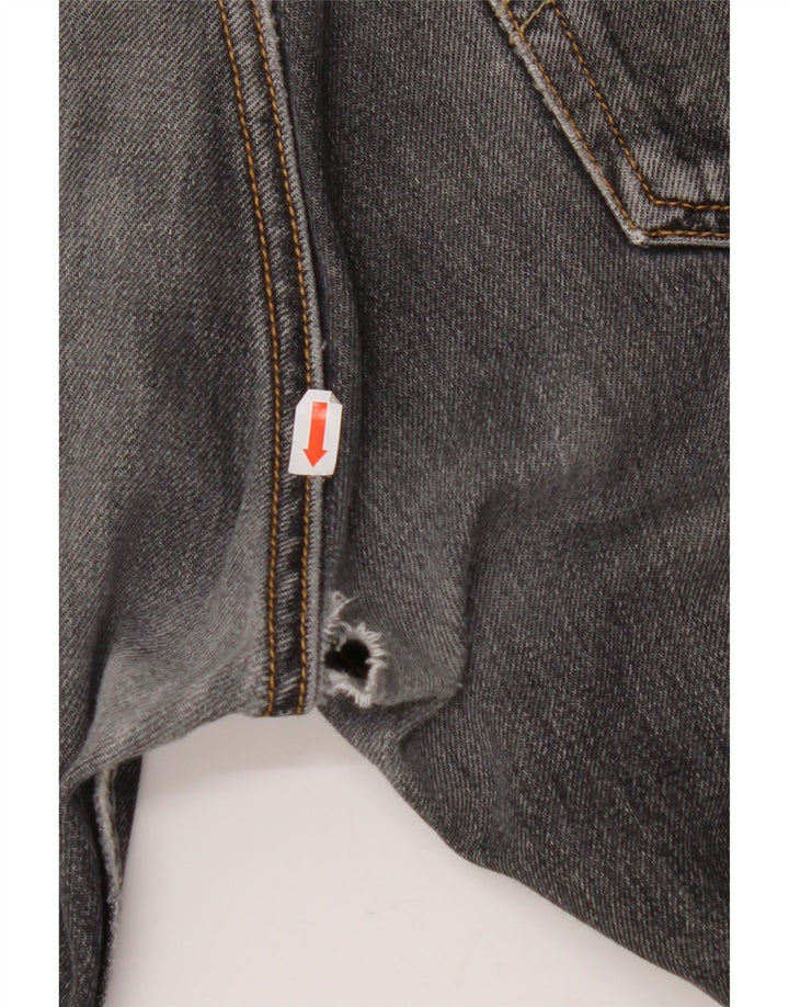 Мужские прямые джинсы LEVI'S 501 W32 L32, черный хлопок