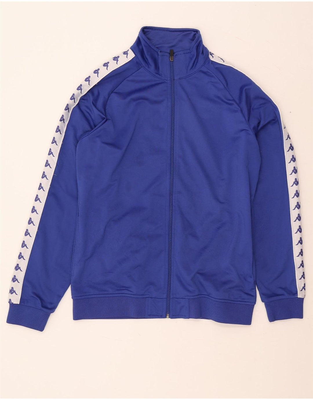 Мужской спортивный костюм Kappa с рисунком, верхняя куртка 2XL, синяя с цветными блоками