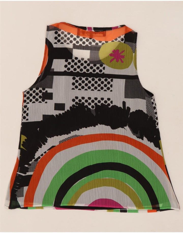 Женская блузка с рисунком DESIGUAL UK 6 XS Разноцветный геометрический узор