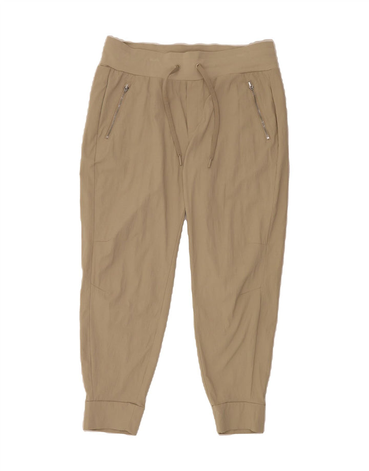 ATHLETA Womens Tracksuit Trousers Joggers US 12 Large  Beige Nylon Vintage Athleta and Second-Hand Athleta from Messina Hembry 
