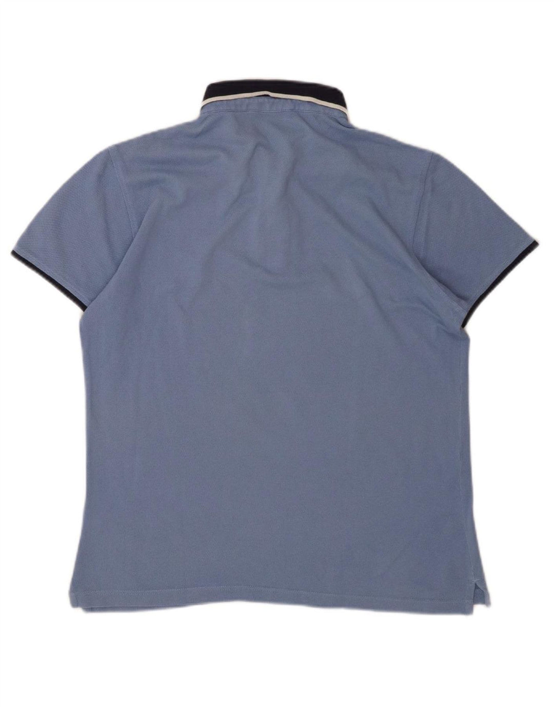 TRUSSARDI JEANS Mens Polo Shirt Large Blue