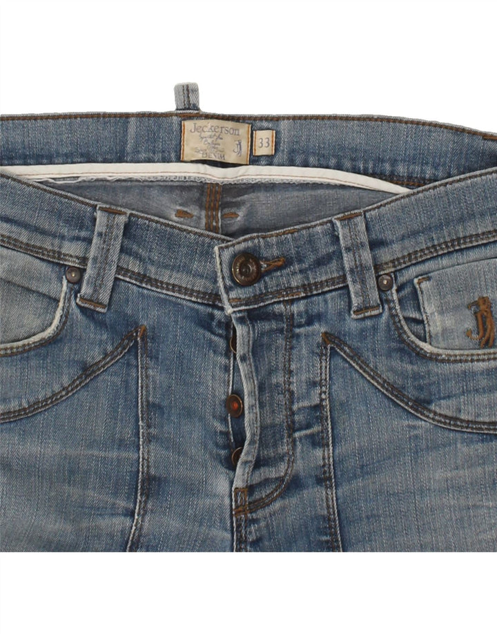 JECKERSON Womens Slim Jeans W33 L29 Blue Vintage Jeckerson and Second-Hand Jeckerson from Messina Hembry 