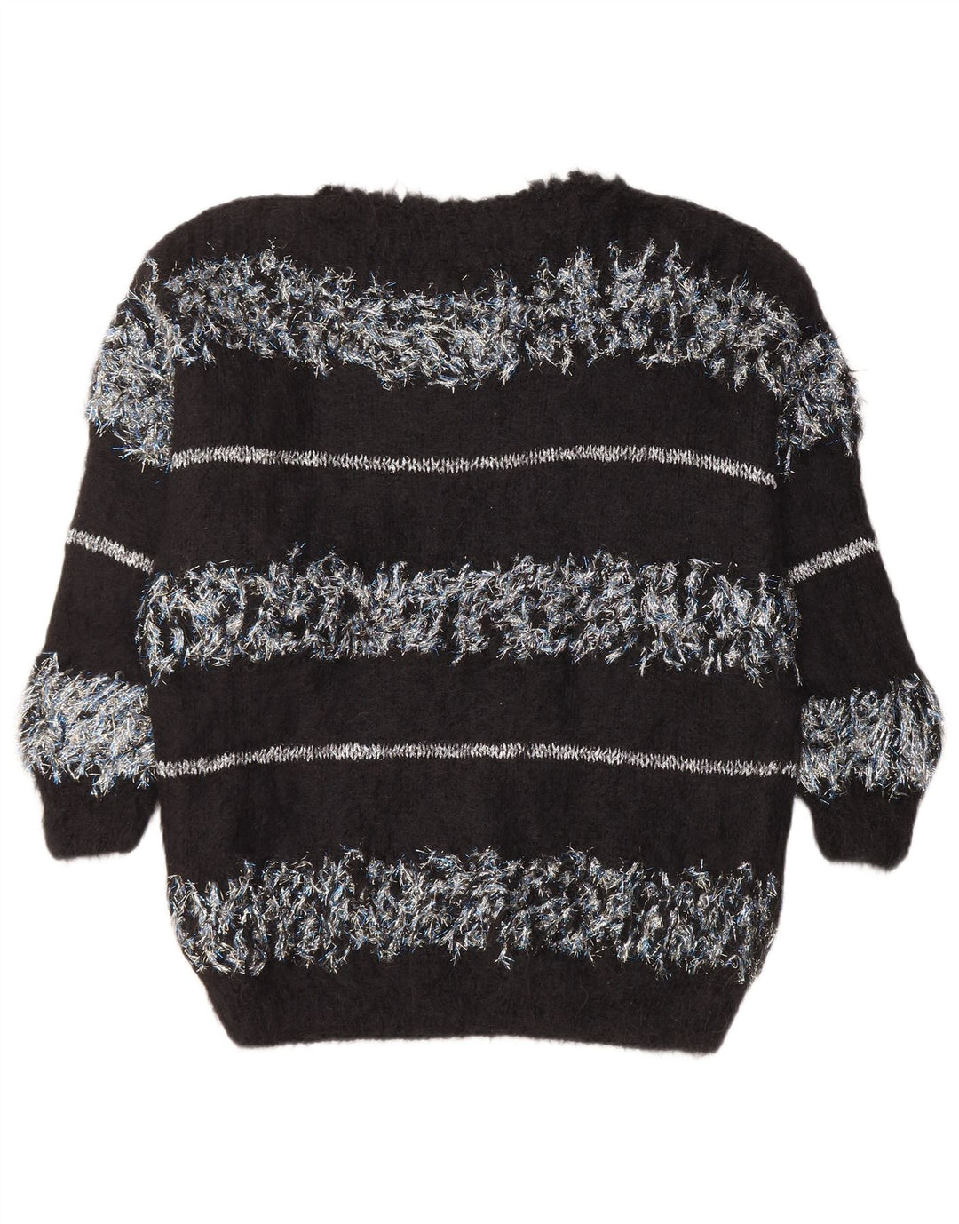 ВИНТАЖНЫЙ женский свитер с вырезом «лодочка», Великобритания, 18 XL, в черную полоску