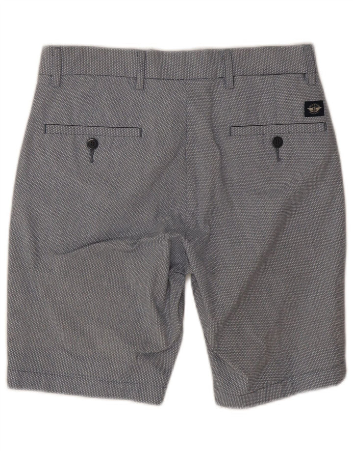 Мужские шорты чинос Dockers W28, хлопок среднего серого цвета в крапинку