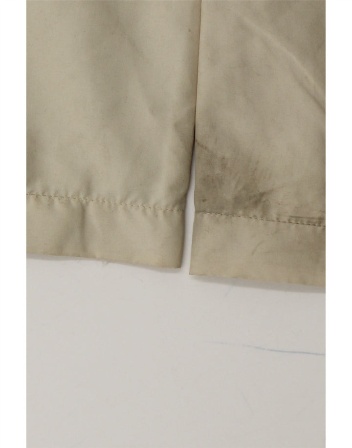 Женские спортивные брюки REEBOK UK 14, большие бежевые, полиэстер с цветными блоками