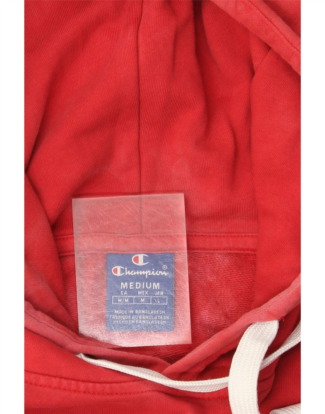 Мужской джемпер с капюшоном Champion с рисунком, средний красный тай-дай