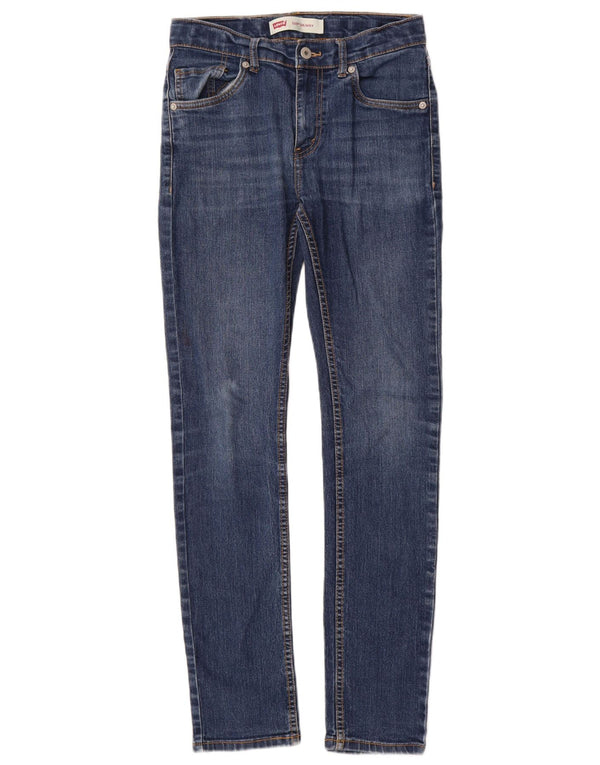 Levi's Girls 510 Skinny Jeans 15-16 Years W26 L30 Blue Cotton