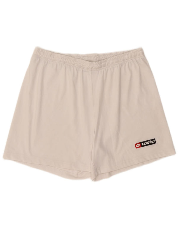Lotto Mens Sport Shorts Large White Polyester