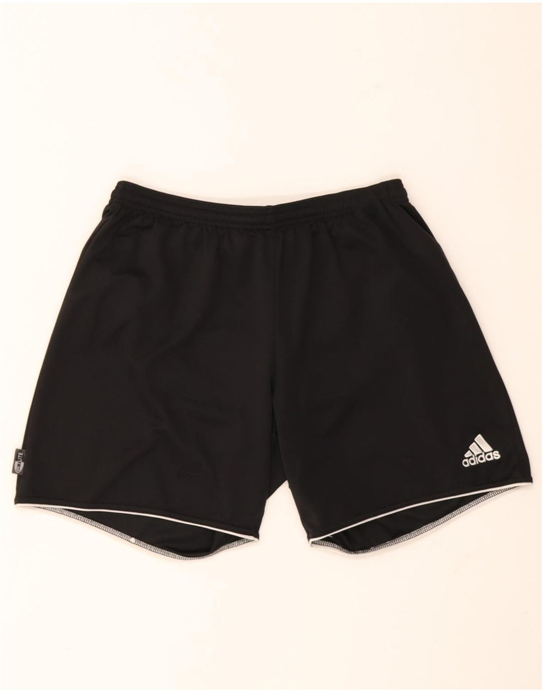 Мужские спортивные шорты Adidas Climalite, большие черные из полиэстера