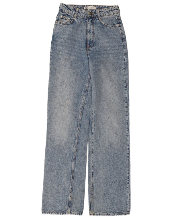 Женские джинсы с высокой талией Zara EU 34 2XS W24 L34 синие