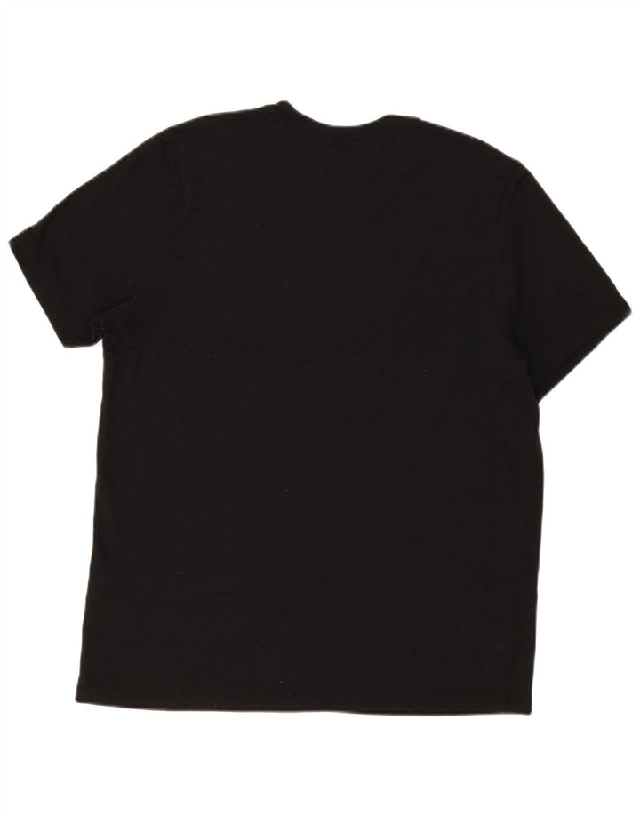 Мужская футболка Nike Dri Fit с рисунком, большой черный полиэстер