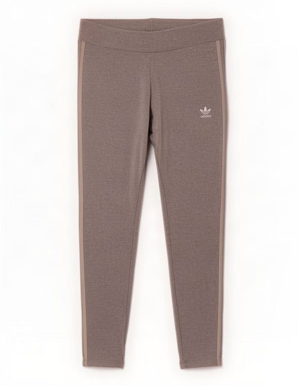 Женские леггинсы Adidas UK 20 2XL Серые хлопковые крапинки