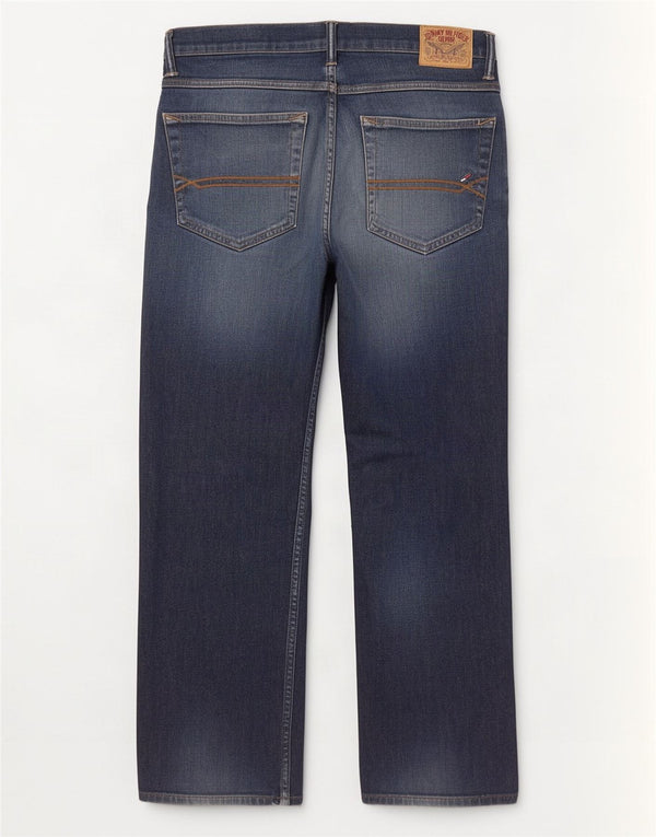 Мужские прямые джинсы Tommy Hilfiger Ryder Regular W33 L30, темно-синий, хлопок