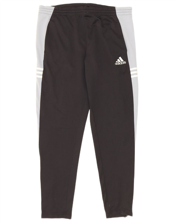 Мужские спортивные брюки Adidas, Великобритания 40/42, средний размер, черный цветной блок, полиэстер