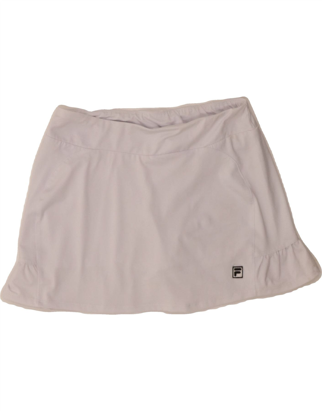 FILA Womens Tennis Skirt UK 12 Medium White Polyester Vintage Fila and Second-Hand Fila from Messina Hembry 