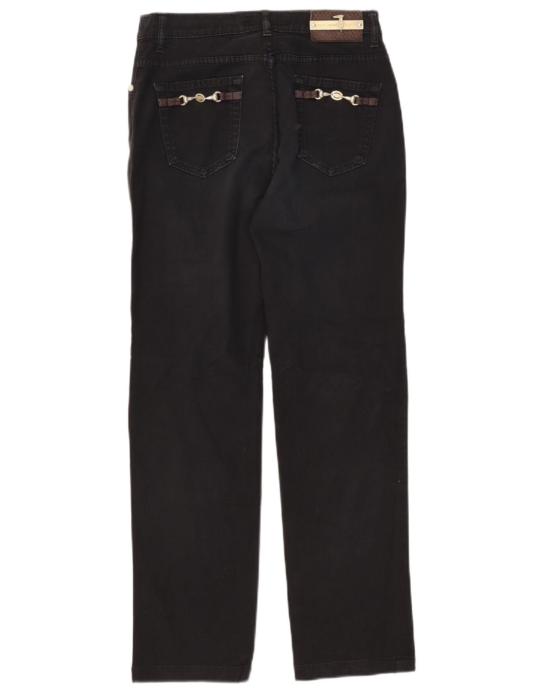 Женские прямые джинсы Trussardi W27 L28 черные