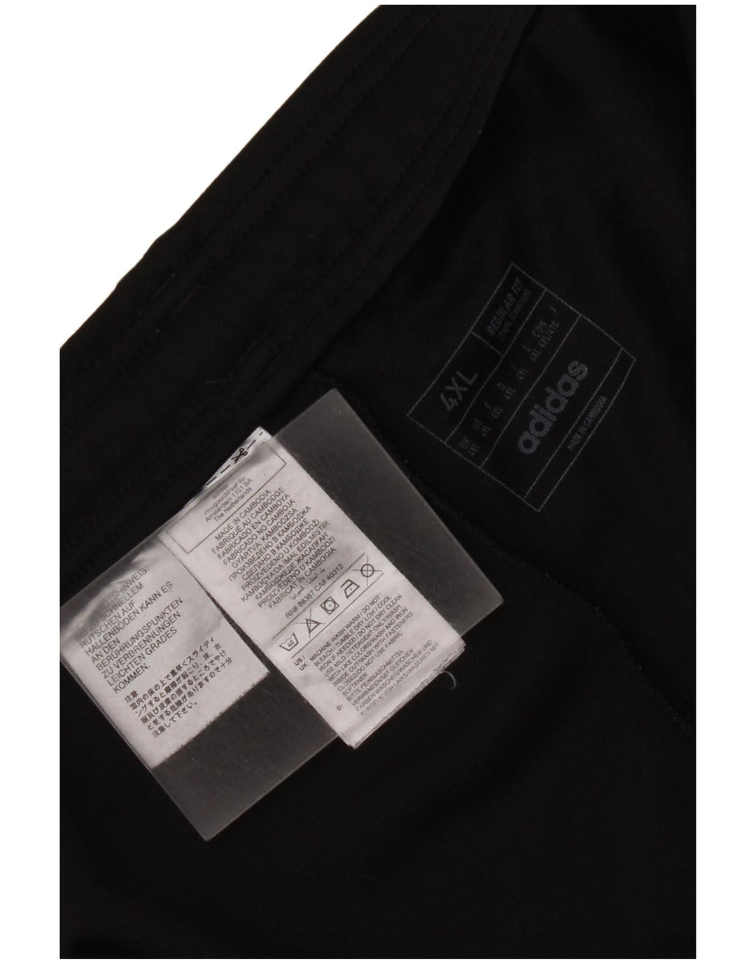 Мужские спортивные брюки Adidas Aeroready Regular Fit 4XL, черный полиэстер