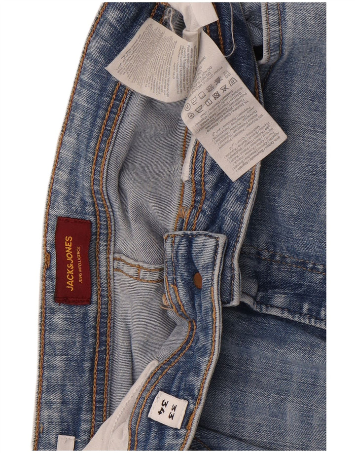 Мужские джинсы Jack & Jones Clark Slim W33 L34, синий хлопок