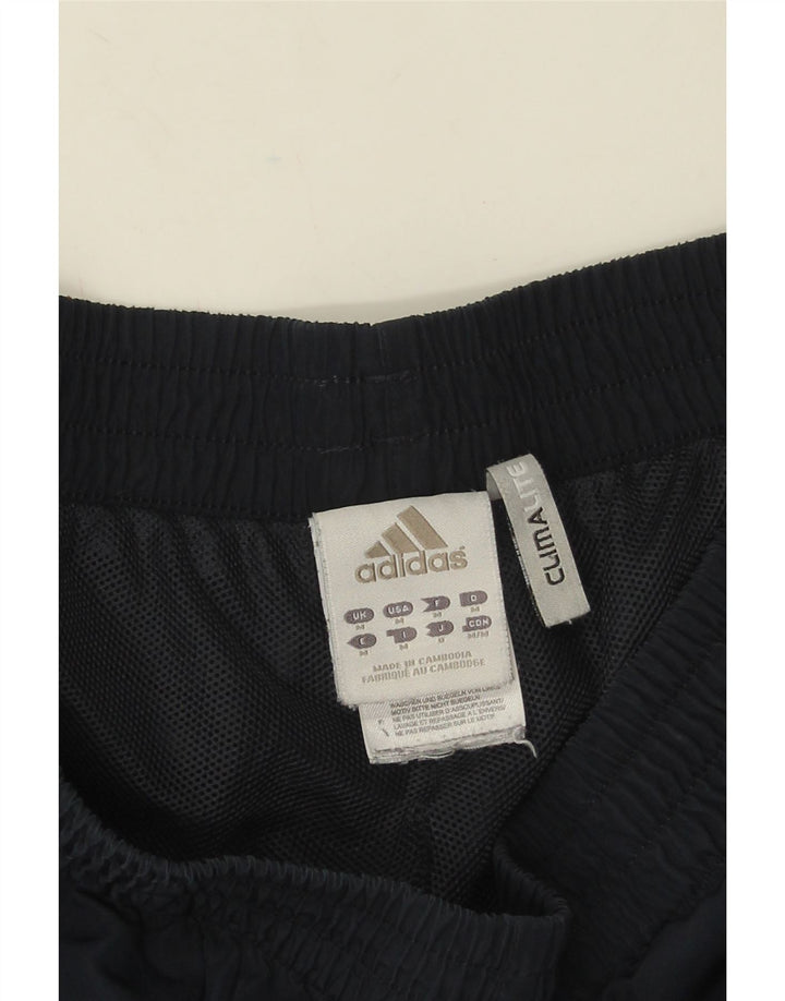 Мужские спортивные шорты Adidas Climalite среднего размера, темно-синие, полиэстер