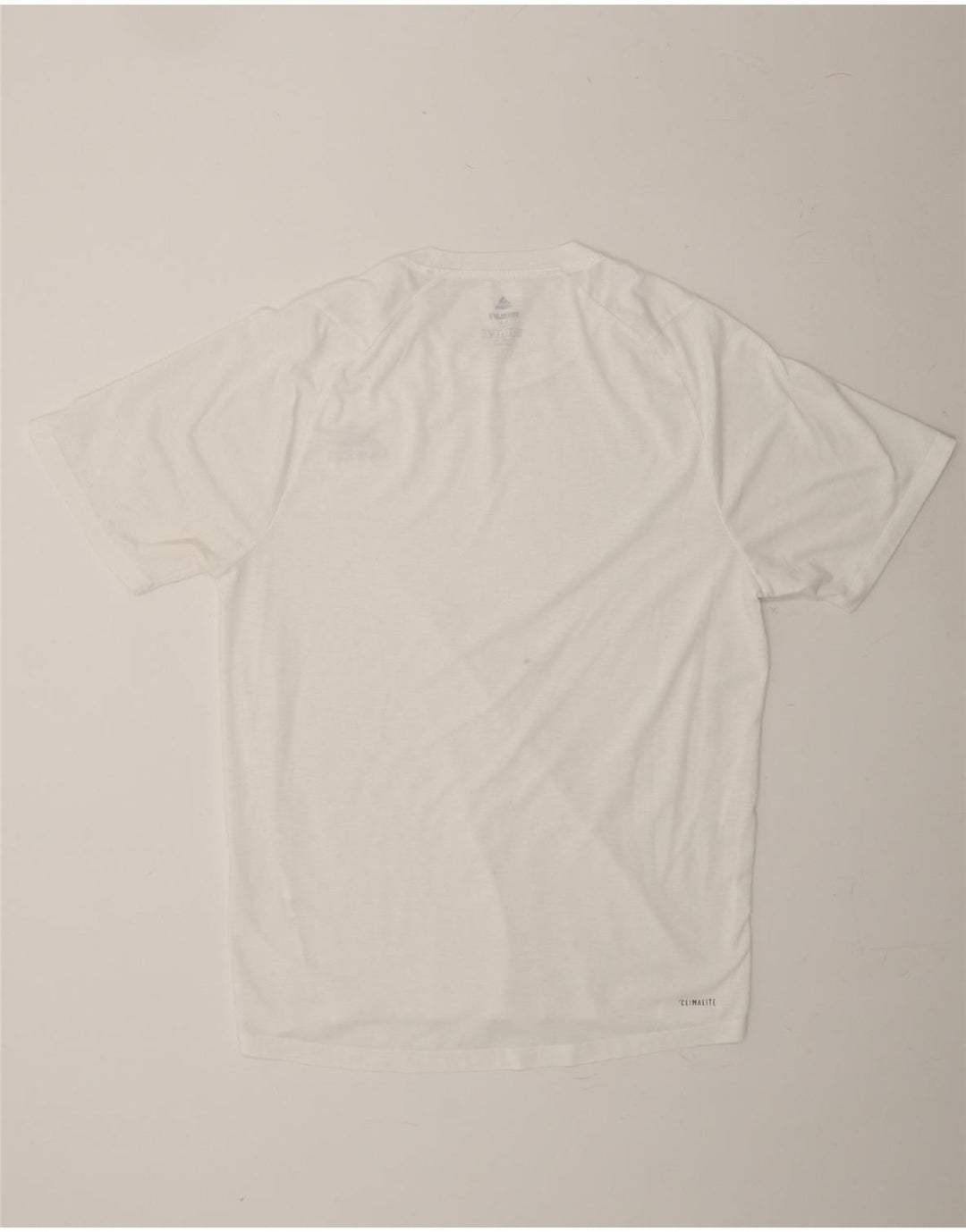 ADIDAS Mens Climalite T-Shirt Top Medium White Vintage Adidas and Second-Hand Adidas from Messina Hembry 