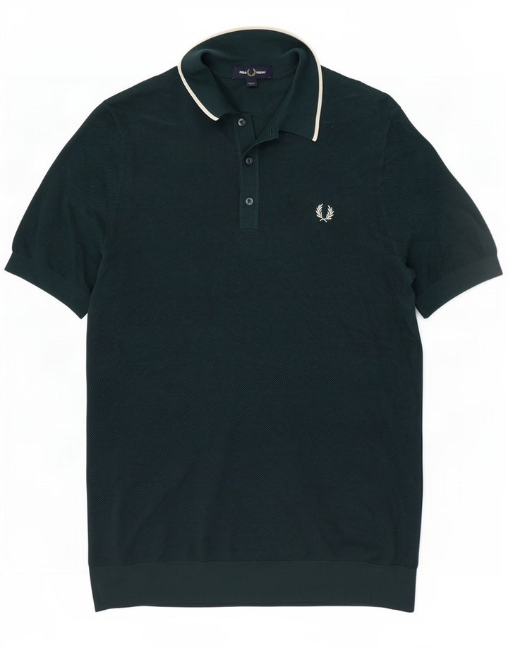 Мужская рубашка поло Fred Perry, большой зеленый хлопок