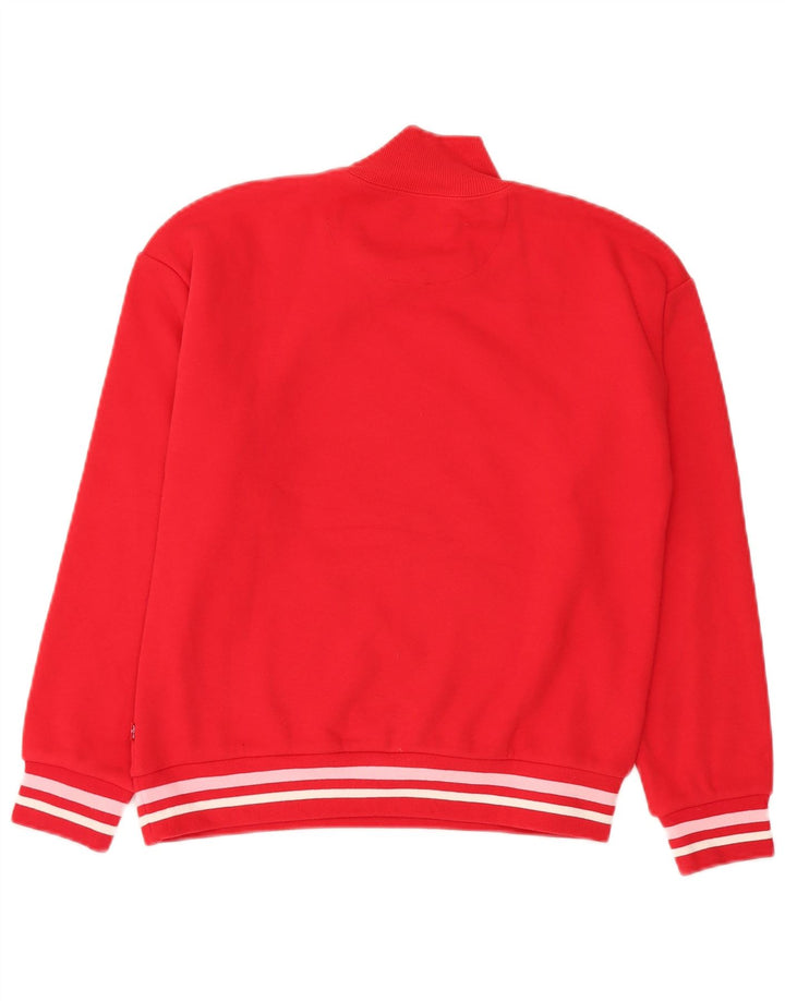 Джемпер с рисунком Levi's для девочек 13-14 лет, большой красный