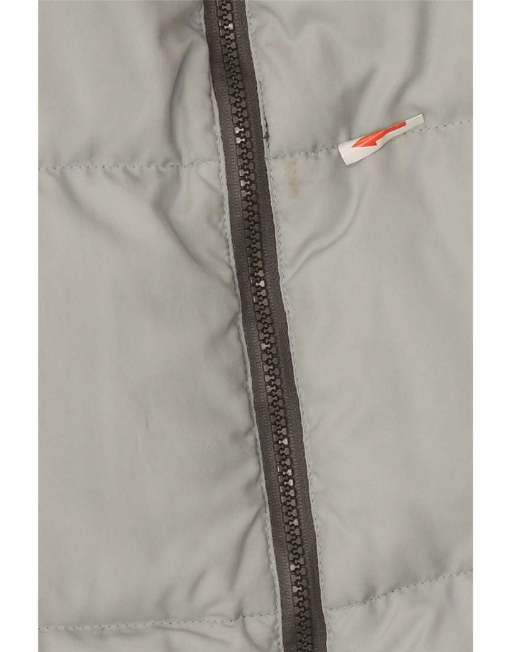 Мужская стеганая куртка XS Exes UK 42 XL, серый полиэстер