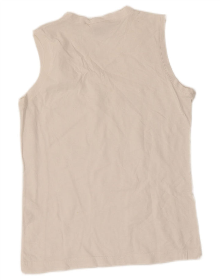 Женский жилет Champion с графическим рисунком, Великобритания 12, средний размер, белый хлопок